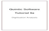 Quintic Software Tutorial 9aquintic.com/tutorials/v29/V29 Tutorial 9 - Digitisation... · 2019. 1. 31. · 3. Analysis Systems Quintic allows the user to analyse the digitised movement.