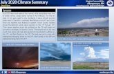 July 2020 Climate Summary Weather Forecast Office … · 2020. 8. 12. · July 2020 Climate Summary Weather Forecast Office Statewide Temperature & Precipitation Trends NWS Albuquerque