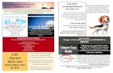Welcome to Life Church Lazy River August 21, 2016 If you ... · 8/8/2016  · If you are new to Life Church, the outside cover to the bulletin will help you learn more about our church