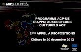 D’APPUI AUX SECTEURSeeas.europa.eu/archives/delegations/mauritania/documents/...Page 2 Programme ACP-UE d’appui aux secteurs culturels ACP SOMMAIRE 1. Programme ACPCultures+ 2.