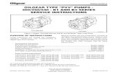 OILGEAR TYPE “PVV” PUMPS - 200/250/540 - B1 AND B2 …200/250/540 - B1 AND B2 SERIES SERVICE INSTRUCTIONS Figure 1. Oilgear “PVV-200/-250 and -540 B1 and B2 Series” Open Loop