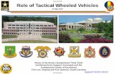 UNCLASSIFIED Role of Tactical Wheeled Vehicles · CL IX is impacted by both RAM (Reliability, Availability, Maintainability) and enemy activity . 6 UNCLASSIFIED UNCLASSIFIED Components