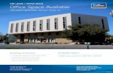 FOR LEASE > OFFICE SPACE Office Space Available...Available Space Available space ranges from ±1,031 SF to ±3,423 SF PETER GUTZWILLER +1 925 279 4604 peter.gutzwiller@colliers.com