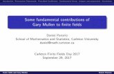 Some fundamental contributions of Gary Mullen to finite fieldspeople.math.carleton.ca/~dthomson/FFDay2017/Talks/...r 1 l 1 1 m r 1 l r 1 1 m r l r 1 0 = zero coe cients xn l 1x 1 1