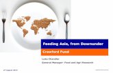 Feeding Asia, from DownunderSource: Rabobank, 2014 F&A supply chains Commodity pricing dynamics Shifting market power and margins Feeding 9 billion people The great cross-over Supply