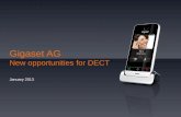 Gigaset AG Roadshow New opportunities for DECT · Room to grow: business telephony market Europe1) | 8 | Market Value2)3) (Extensions Corded IP business telephony