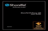 ShoreTel IP Phone 420 User Guide - Headsets Direct, Inc. · 2018. 10. 10. · With the appropriate permissions (set by your ShoreTel administrator), you can log in to any ShoreTel