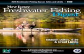 2019 Freshwater Fishing Digest · Document Name: Bass ad / NJ Freshwater Fishing Regulations Guide ... These Popular 6 Waterbodies? 10 Project Highlights Contents 34 Kickin’ Bass