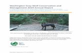 Washington Gray Wolf Conservation and Management 2019 ...€¦ · the department’s 2011 Wolf Conservation and Management Plan. Guidance from the plan states that the department