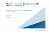 Downtown Dartmouth Plan Update - Halifax...December 1, 2014 to January 9, 2015. Community outreach was conducted through traditional media such as newspaper advertising, as well as