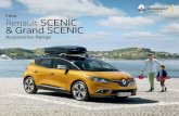New Renault SCENIC & Grand SCENIC · to your vehicle with a chrome finish. 82 01 668 740 02 Boot sill - Stainless steel Cover and protect the rear bumper with an aesthetically appealing