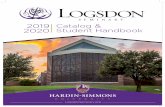 2019 Catalog & 2020 Student Handbook - Logsdon Seminary...4 Logsdon Seminary Catalog / 2019-20 Logsdon Seminary Catalog / Academic Calendar May and Summer I & II Terms 2020 May 12