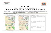 Plan Local d¢â‚¬â„¢Urbanisme CAMBO-LES-BAINS ... 1 P.L.U. Plan Local d¢â‚¬â„¢Urbanisme CAMBO-LES-BAINS RECAPITULATIF