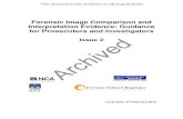 Forensic Image Comparison and Interpretation Evidence ... · interpretation evidence, factors that affect the reliability of this type of analysis, the requirements of the Forensic