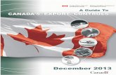 CANADA’S EXPORT CONTROLSinternational.gc.ca/.../pdfs/documents/guide-2013-EN.pdfA Guide to Canada’s Export Controls – December 2013 Introduction The issuance of export permits