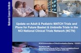 Update on Adult & Pediatric MATCH Trials and Plans for Future Basket & Umbrella Trials ... · 2020. 9. 3. · Future Directions National Trials to Succeed NCI-MATCH 3 potential successor