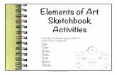 Elements of Art Sketchbook Activities - VisualArts@Robinsonrobinsonvisualarts.weebly.com/uploads/1/5/5/8/15588956/...Elements of Art Sketchbook Activities Color Wheel Based on the