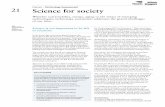 Feature – Technology Assessment 21 Science for societyto becoming ‘a tool for policy analysis of emerging technologies’, suggests a 2011 report prepared by the Dutch Technopolis