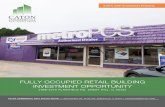 FULLY OCCUPIED RETAIL BUILDING INVESTMENT OPPORTUNITY · caton commercial real estate group // 1296 rickert dr, suite 200, naperville, il 60540 // catoncommercial.com randy petri