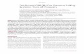 TALEN and CRISPR/Cas Genome Editing Systems: Tools of ......This is an open access article distributed under the Creative Commons Attribution License,which permits unrestricted use,