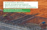 Chinese firms and employment dynamics in Africa: A comparative analysis · 2019. 9. 23. · Contents Oya, C. and Schaefer, F., 2019. Chinese firms and employment dynamics in Africa: