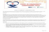 COVID-19 COMMUNITY COMPASSION FUND - 1340 KGFW€¦ · The COVID-19 Community Compassion Fund is able to support organizations meeting the following criteria: • Nonprofit organizations