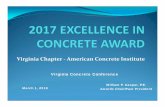 Virginia Chapter American Concrete ... Concrete Company of VA VDOT I‐81 Exit 140 Park‐N‐Ride VDOT I‐81 Exit 140 Park‐N‐Ride Owner: VDOT ... Stone Brewing. Richmond, VA