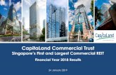 Financial Year 2018 Results - CapitaLand...2019/01/24  · Grow portfolio – Acquisition Acquired: •Gallileo (94.9% interest) which was funded via private placement ... 12 CapitaLand