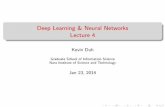 Deep Learning & Neural Networks Lecture 4kevinduh/a/deep2014/140123-ResearchSeminar.pdf · preventing "co-adaptation"; ensemble model averaging x 1 x 2 x 3 h 1 h 2 h 3 h 0 1 h 2 h