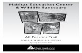 Habitat Education Center & Wildlife Sanctuary...Habitat’s Visitor Center. The solar array provides about 30% of this sanctuary’s electricity needs. Mass Audubon is committed to