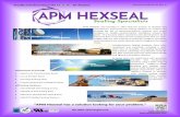 APM Hexseal has a soluion looking for your problem. · 2019. 10. 31. · 3 (800) 498-9034 This catalog is a parial representaion of APM Hexseal’s many product lines. Please contact