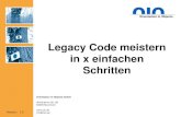 Legacy Code meistern in x einfachen Schritten...© 2016 Orientation in Objects GmbH Legacy Code meistern in x einfachen Schritten 21 refactoren bräuchte man Tests, Tests würden helfen,