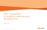BD supplier Conflict Minerals guidance...The Conflict Minerals Reporting Template (the Template or CMRT) was created by the Responsible Minerals Initiative, formerly known as the Conflict-Free