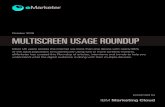 October 2016 MULTISCREEN USAGE ROUNDUP · 2016. 10. 18. · comes to time spent with video. Television commands 78.4% of US adults’ time spent watching video. By comparison, this