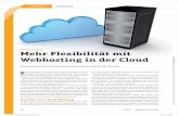 Mehr Flexibilität mit Webhosting in der Cloud · PDF file 086_Webhosting_in_der_Cloud.indd 87 10.12.14 12:22. 88 Infrastruktur Cloud-Hosting. 2/2015. com! professional. ziehungsweise
