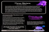 Three Sisters flyer - LocalWiki a row for the hungry/_files/Three... · Three Sisters Commmunity Gardens and Food Forests Growing a food forest or a forest garden is a way of producing