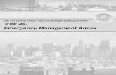 City and County of San Francisco Emergency Support Function #5 · 2020. 1. 3. · City and County of San Francisco Emergency Support Function #5 ... ESF #5, and has ultimate responsibility