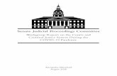 Senate Judicial Proceedings Committeemgaleg.maryland.gov/.../2020-JPC-COVID-19-Report.pdf · 2020. 8. 11. · The Chairman of the Senate Judicial Proceedings Committee, William C.