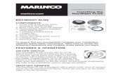 DAY/NIGHT PLUS - Marinco/media/inriver/311232-11608.pdf · 2014. 1. 15. · DAY/NIGHT PLUS COMPONENTS: 1. Cover with Solar Array, Motor Housing & On-Off Switch 2. Base Plate with