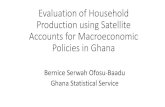 Evaluation of Household Production using Satellite ... · matter, production-related subsidies to households were excluded ... the production of housing services for own final consumption