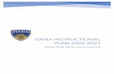 ISANA INstructional PLAN 2020-2021...2020/08/11  · This Instructional Plan (referenced from here on as “the Plan”) provides guidance to ISANA staff, families, and students and