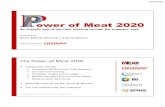 ower of Meat 2020 - Meat Conference · 2020. 3. 6. · Annual Meat Conference | The Power of Meat© 2020 10 Meat eater Flexitarian Vegetarian/vegan 81% 12% 4% Pescatarian 3% Best