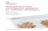 National Insurance Contributions guidance for software ......2.5.2 Sporting Testimonial Payments From 6 April 2020 an Employer charge has been introduced on non-contractual, non customary