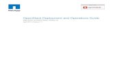 NetApp OpenStack Deployment and Operations Guide · With capabilities such as self-healing and integrated data protection for backup and disaster recovery, ... • OpenStack block