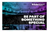 BE PART OF SOMETHING SPECIAL - NetSuite · NetSuite SuiteWorld17 will be the year’s 1 cloud ERP conference and the world’s largest gathering of NetSuite users, prospective customers,