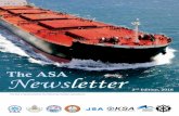 The ASA Newsletter - Asian Shipowners...The IFC is the regional Maritime Security (MARSEC) information-sharing hub that enhances understanding of the maritime domain through collective