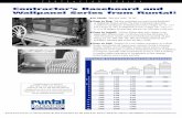 Contractor’s Baseboard and Wallpanel Series from Runtal! - … · 2019. 4. 10. · Vertical Covers CONTRACTOR SERIES Installation Tips for Runtal Baseboard/Wallpanels Roughing In:
