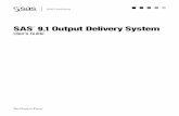 SAS 9.1 Output Delivery System · Chapter 3 Output Delivery System and the DATA Step 39 Why Use ODS with the DATA Step? 39 How ODS Works with the DATA Step 40 Syntax for ODS Enhanced