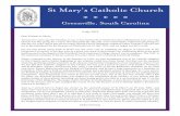 St Mary’s Catholic Church2018/07/08  · on any Wednesday in July or on 1 August. Regular schedule will resume on 8 August. The 25th Anniversary of Father Newman’s Ordination to
