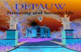 Fraternity and Sorority Life - DePauw University · Howard University Chapter Chartered: 1991 ALPHA PHI ALPHA FRATERNITY, INC. Motto: First of All, Servants of All, We Shall Transcend